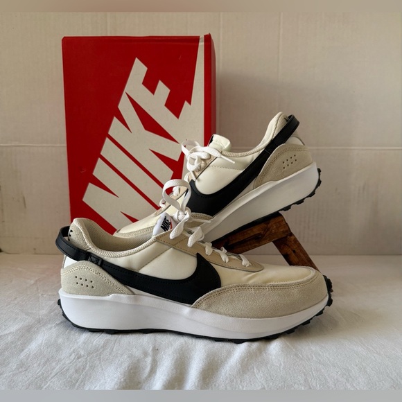 Nike Shoes - Nike Waffle Debut Women’s Size 11 Sneakers Mens 9.5 Sanddrift Black  DH9523-102